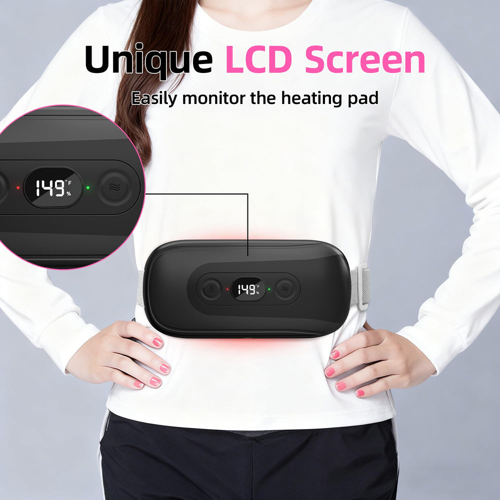 Hirane heating pad USB charging enables cord-free use anywhere
