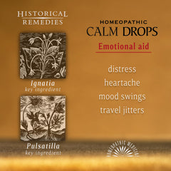 Vanilla aroma close-up of Historical Remedies Calm Drops lozenges.