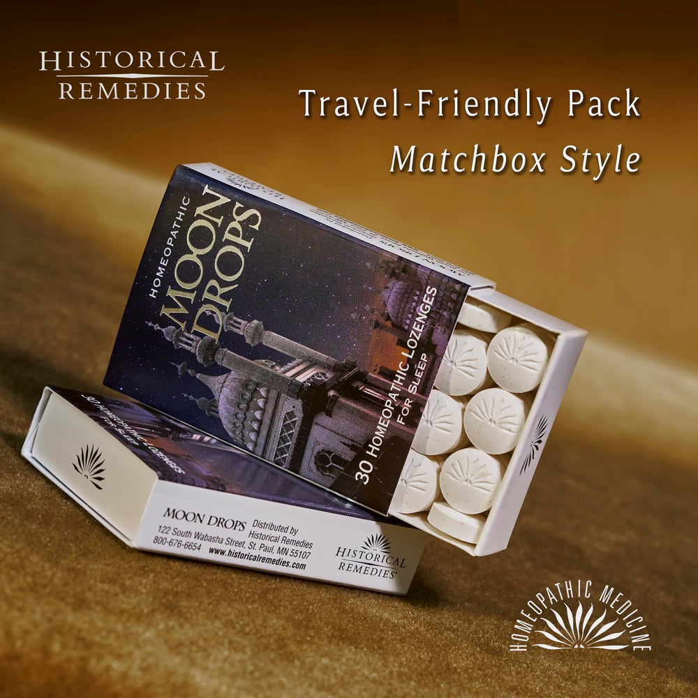 Travel-friendly bottle and slipcase fit in pocket for jet lag relief on the go.