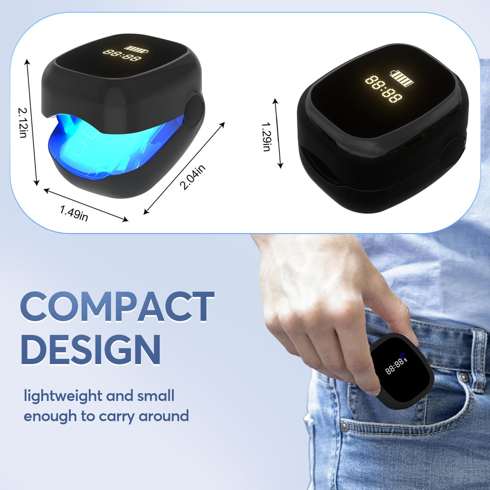 HitDER compact case for easy storage and portability.