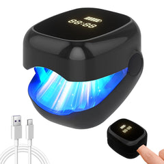 HitDER nail fungus laser device front view, compact home treatment option.