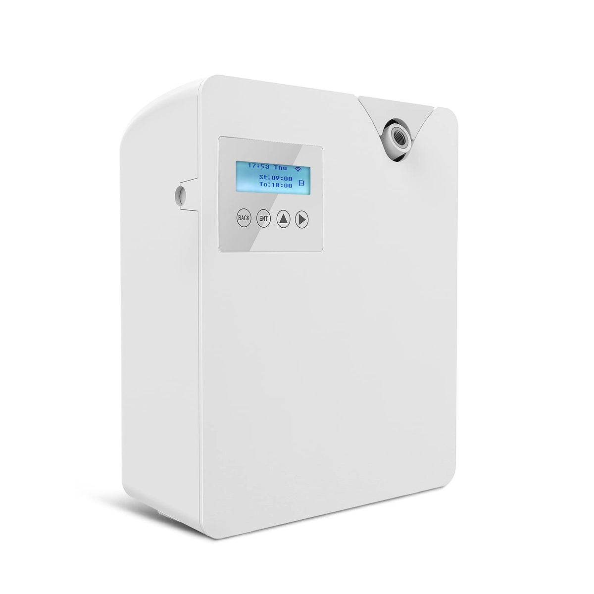 Hitish Smart Scent Air Machine front view showing sleek white body for home use