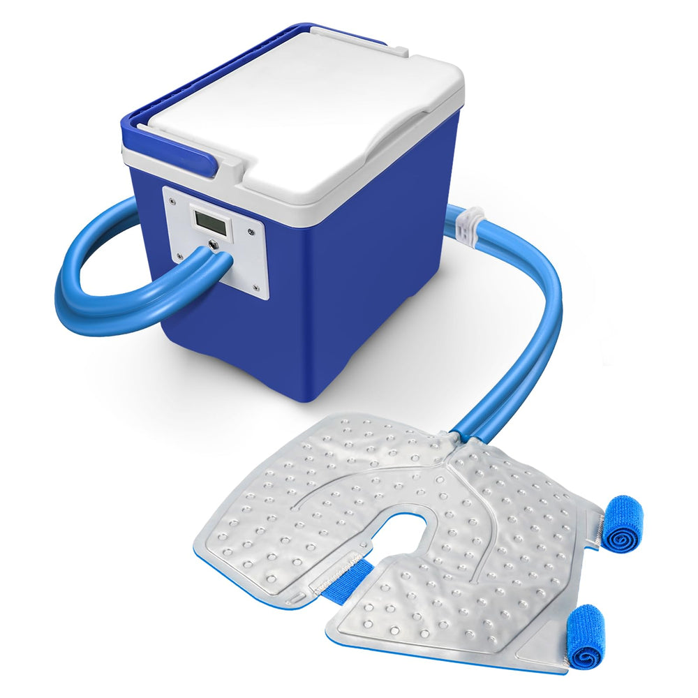 Hiumtree knee ice machine with digital timer for controlled cold therapy.