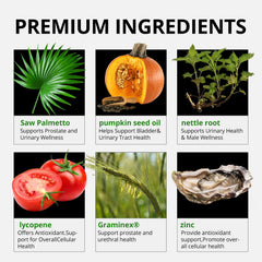 HiWell Absorfyx saw palmetto ingredient close-up highlighting high-grade extract for prostate support