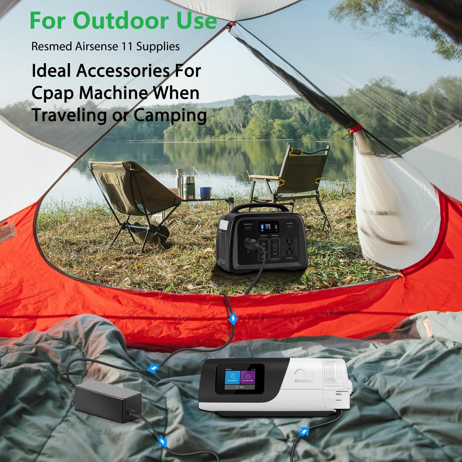 HKY ResMed AirSense11 US power cord included for North America