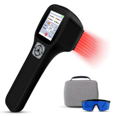 HlAiL red light therapy device front view for easy at-home treatment.