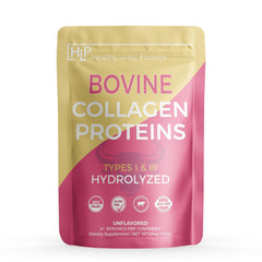 Healthy Living Proteins hydrolyzed bovine collagen powder unflavored blends easily into drinks