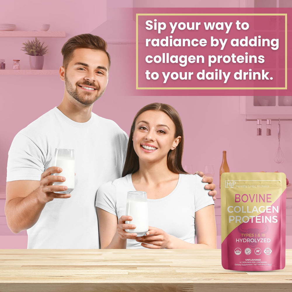 Healthy Living Proteins USA-made collagen in FDA registered GMP facility