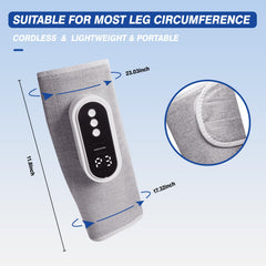 hlpsionlp Air Compression Leg Massager heat function for soothing warmth.