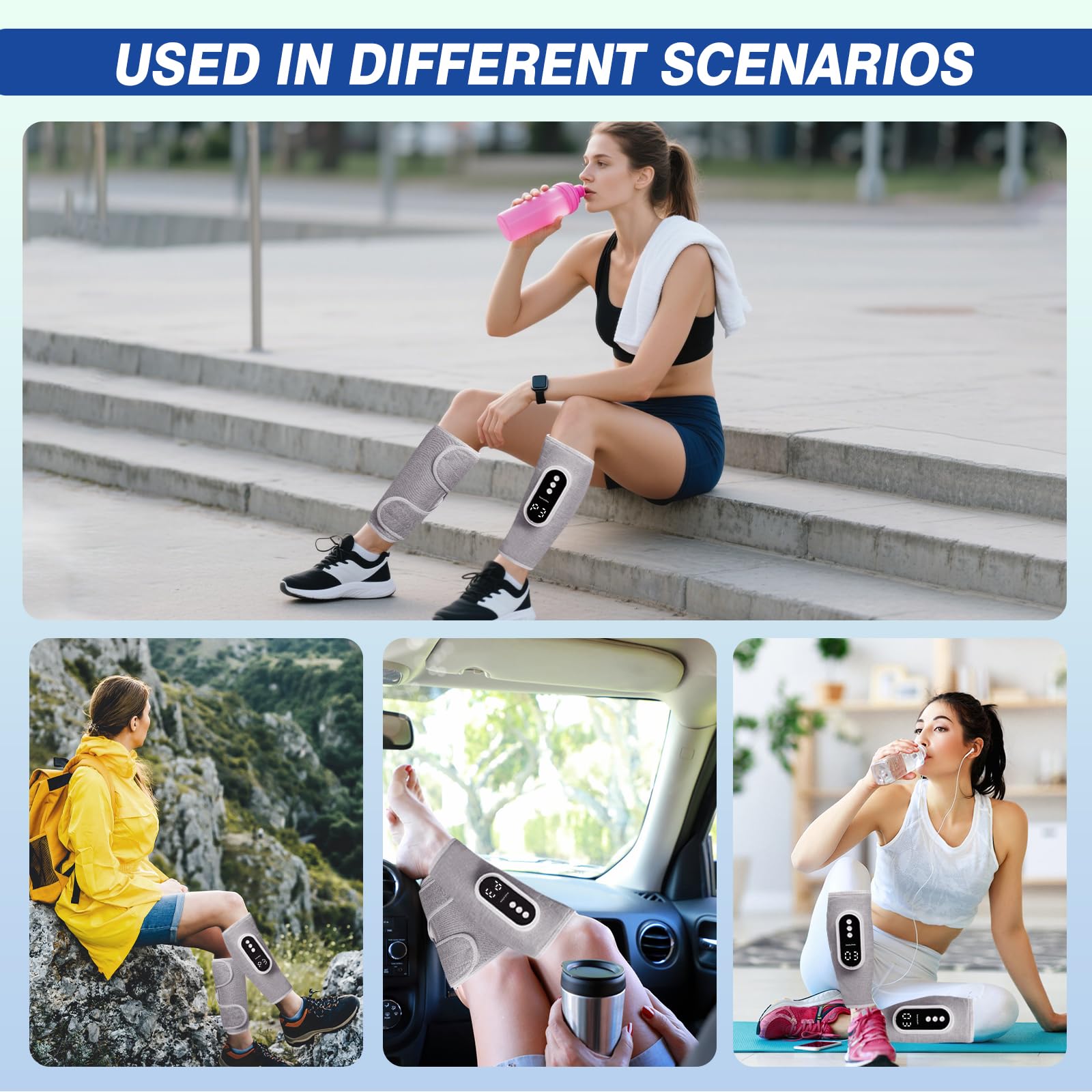 hlpsionlp Air Compression Leg Massager pair set ideal gift option.
