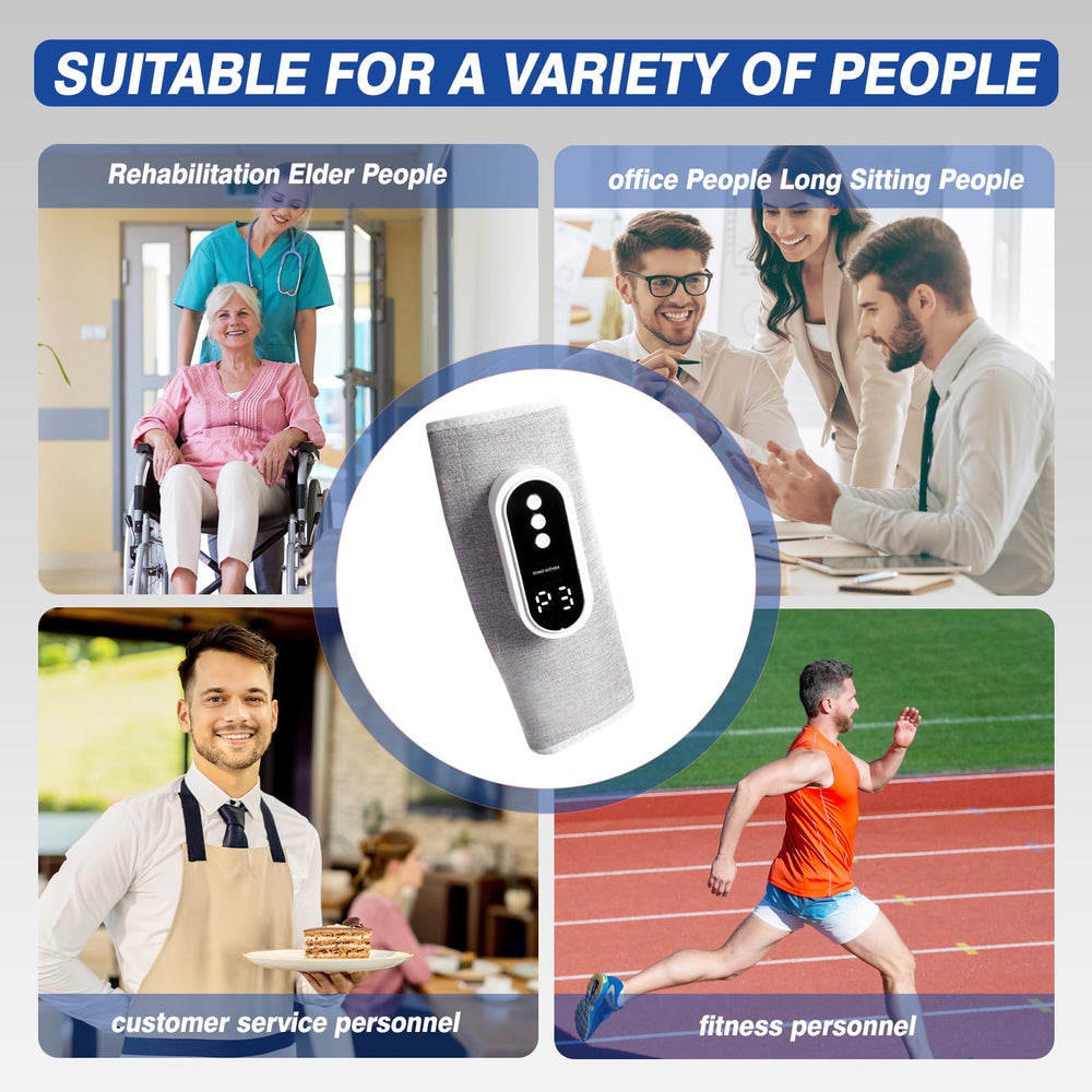 hlpsionlp Air Compression Leg Massager portable battery for on-the-go relief.