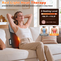hlthsky back massager ergonomic design supporting long sessions
