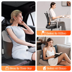 hlthsky back massager in car use for on-the-go relaxation