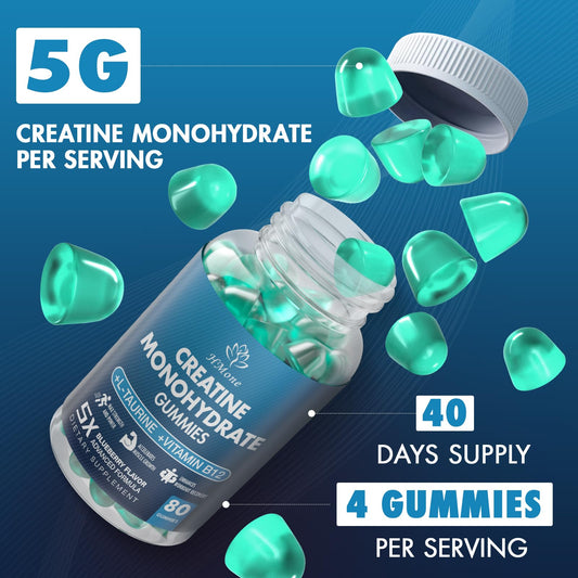 Close-up of HMone gummies showing chewy texture for convenient daily intake.