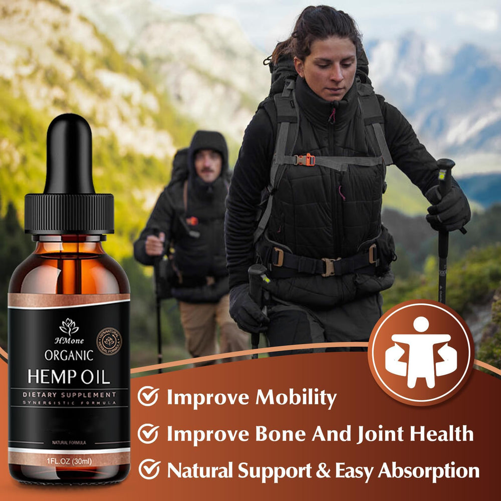 HMone hemp oil pour action ideal for smoothies