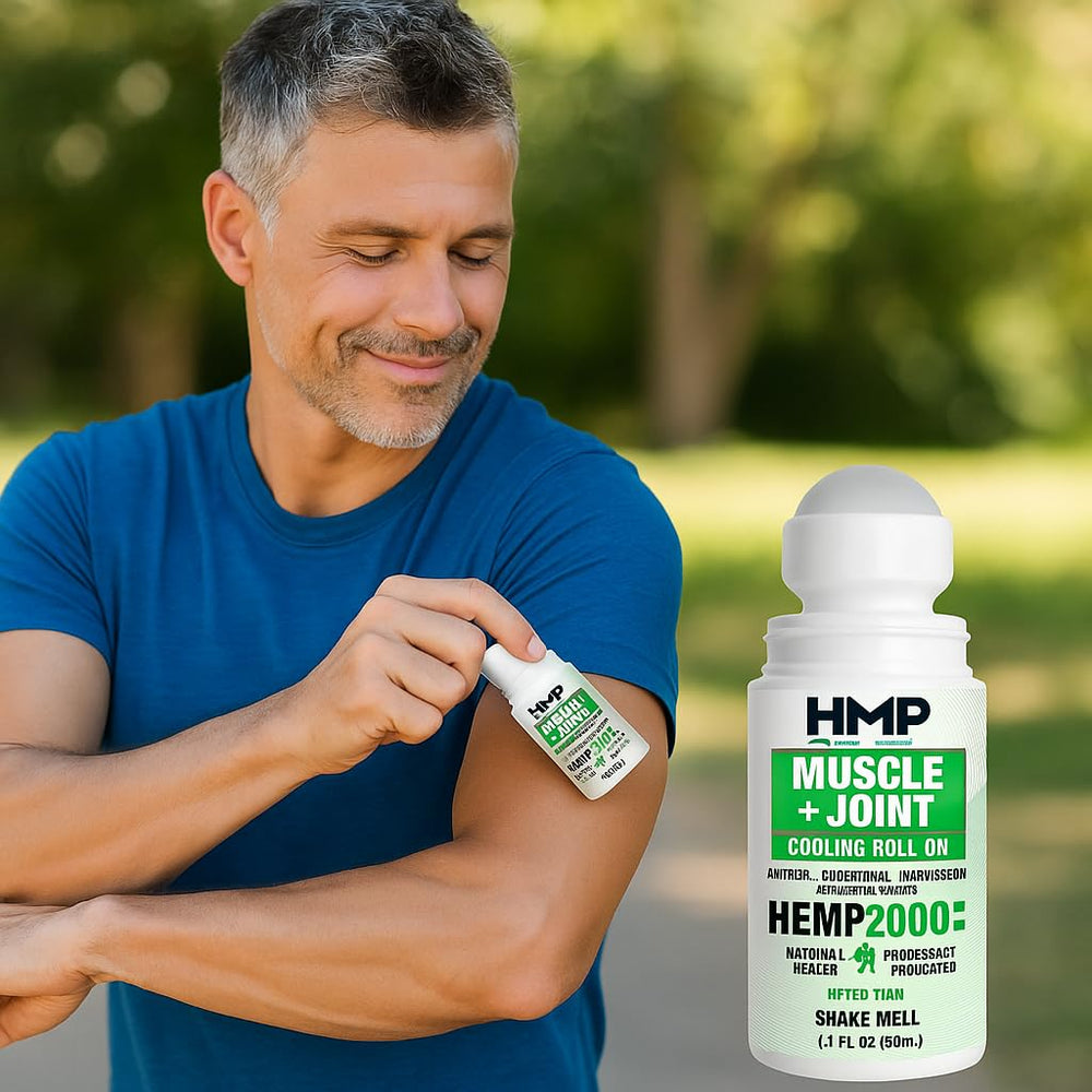 HMP Brands 50ml packaging, ideal for on-the-go use.