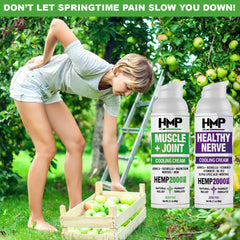 HMP BRANDS Hemp Cream nanosized hemp extract for quick absorption across areas.
