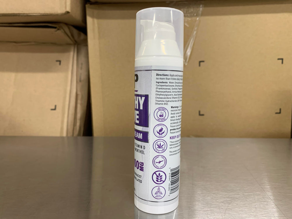 Cream texture of HMP Neuropathy Cream for smooth application