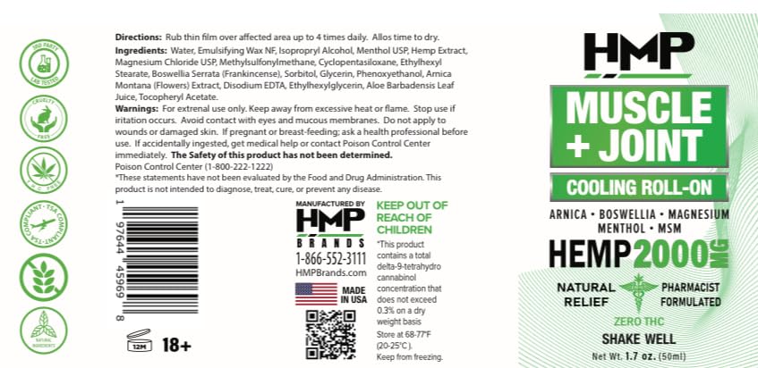 Pharmacist-developed formula of HMP Brands for professional-grade care