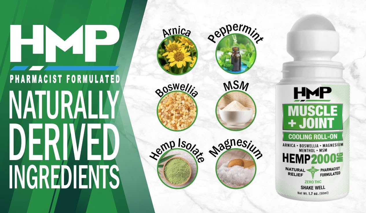 HMP Brands frankincense-enriched blend designed for hands, elbows, and shoulders.