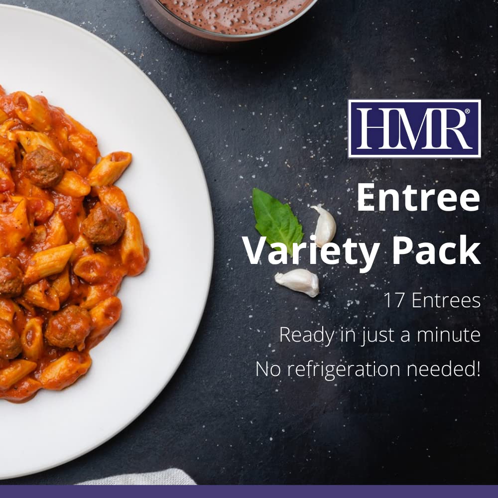 HMR Variety Entree Chicken with BBQ Sauce convenient high-protein meal for workdays