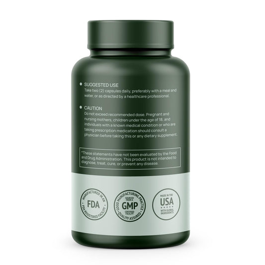 HMS Nutrition Resveratrol capsules close-up, vegan formulation for everyday wellness.