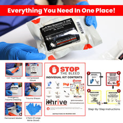 HMZ Medical iThrive CAT tourniquet closeup highlighting professional-grade gear.
