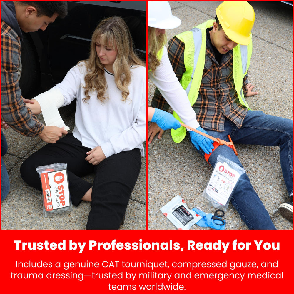 HMZ Medical iThrive emergency trauma dressing sterile protection for emergencies.