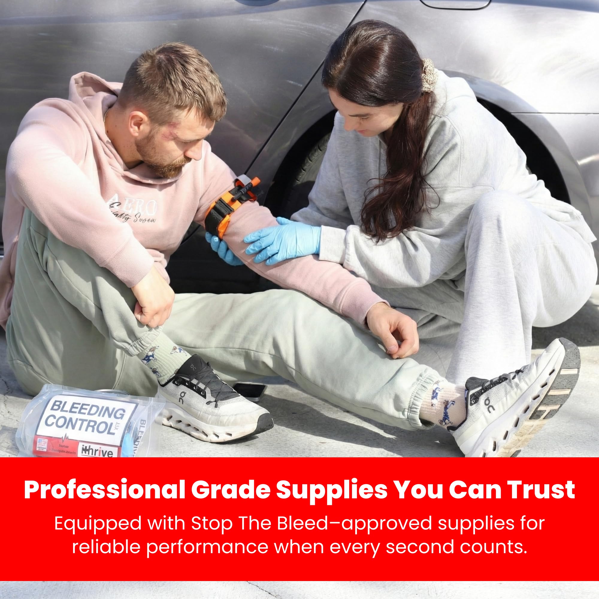 HMZ Medical iThrive compressed gauze for wound packing.