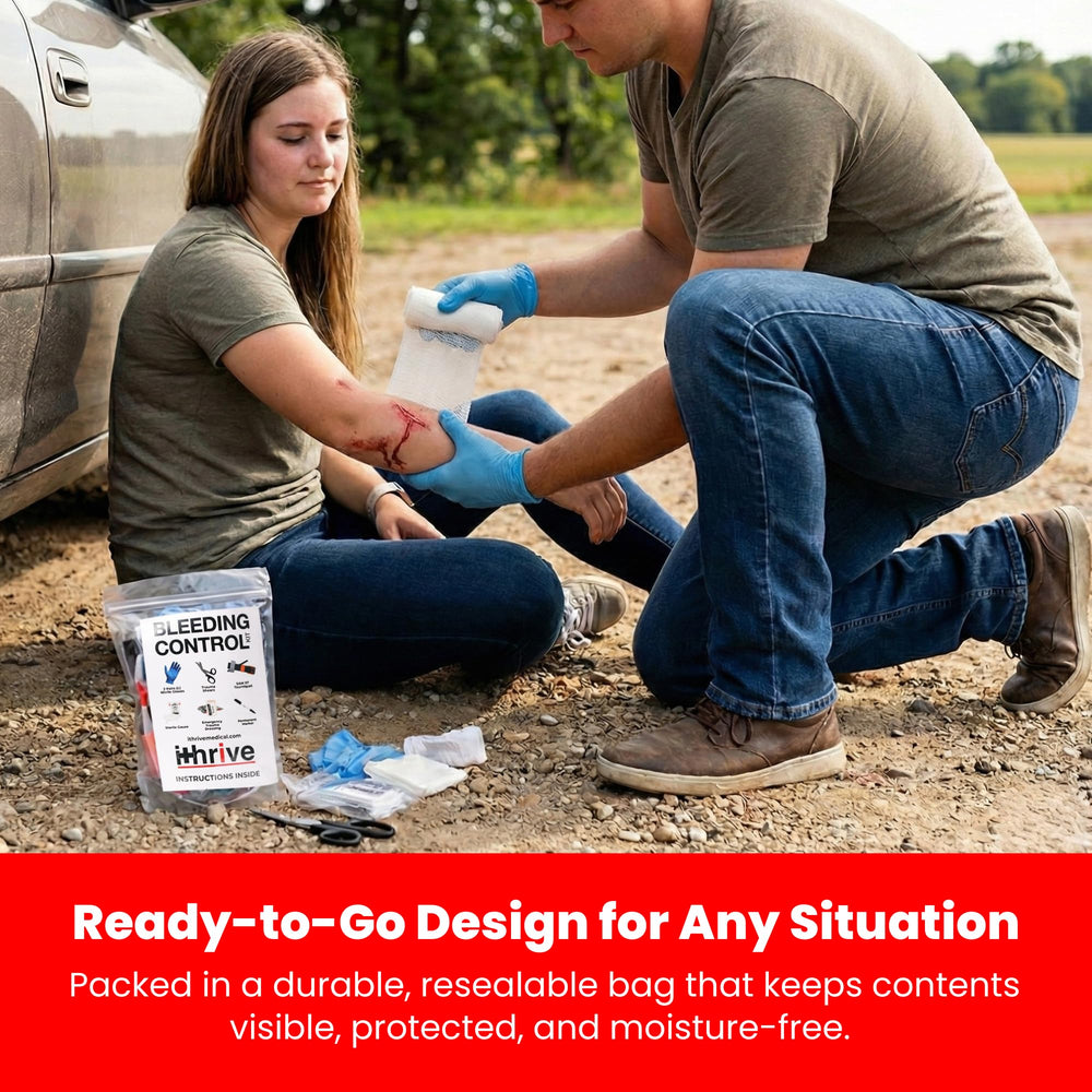 HMZ Medical iThrive nitrile gloves to protect responders.