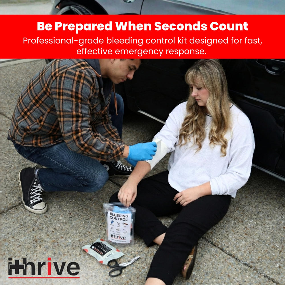 HMZ Medical iThrive trauma shears for quick access during emergencies.