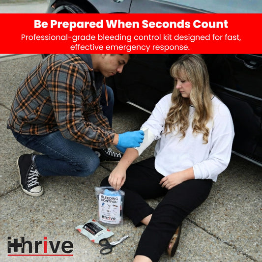 HMZ Medical iThrive trauma shears for quick access during emergencies.