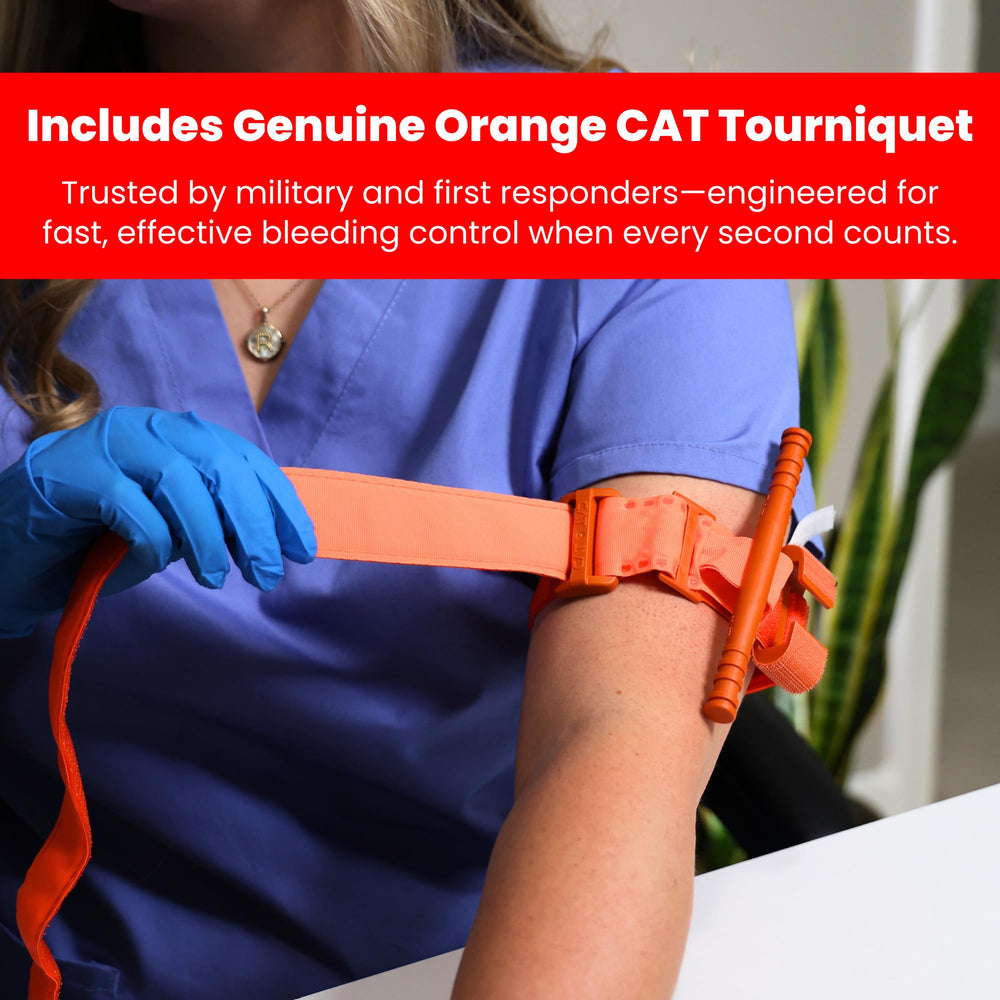 HMZ Medical nitrile gloves provide sterile protection during care