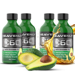 HNP Labs C60 avocado oil bottle for daily energy and vitality