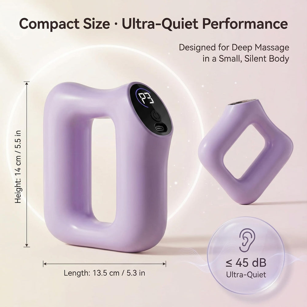 HNSYDZSW massager with adjustable strap stays in place during daily activities