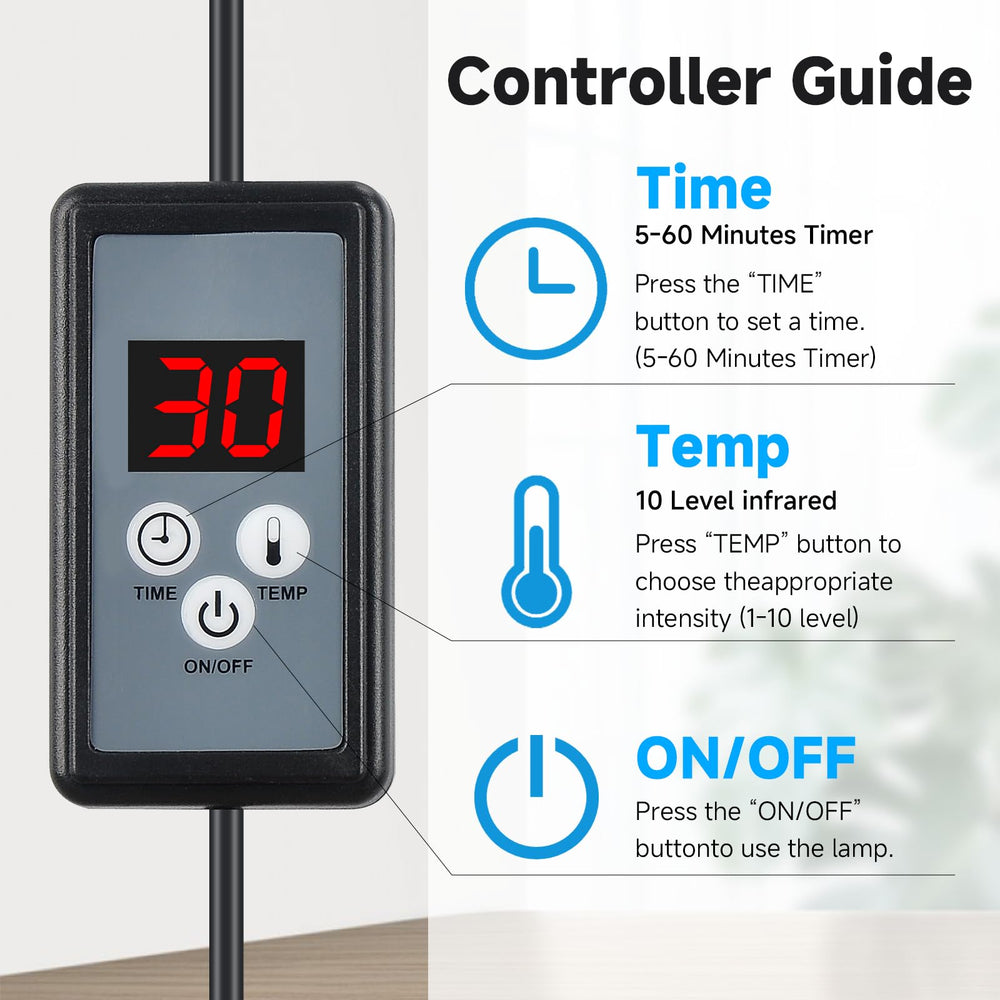 Hoakya customizable mode and timer personalize your therapy sessions.