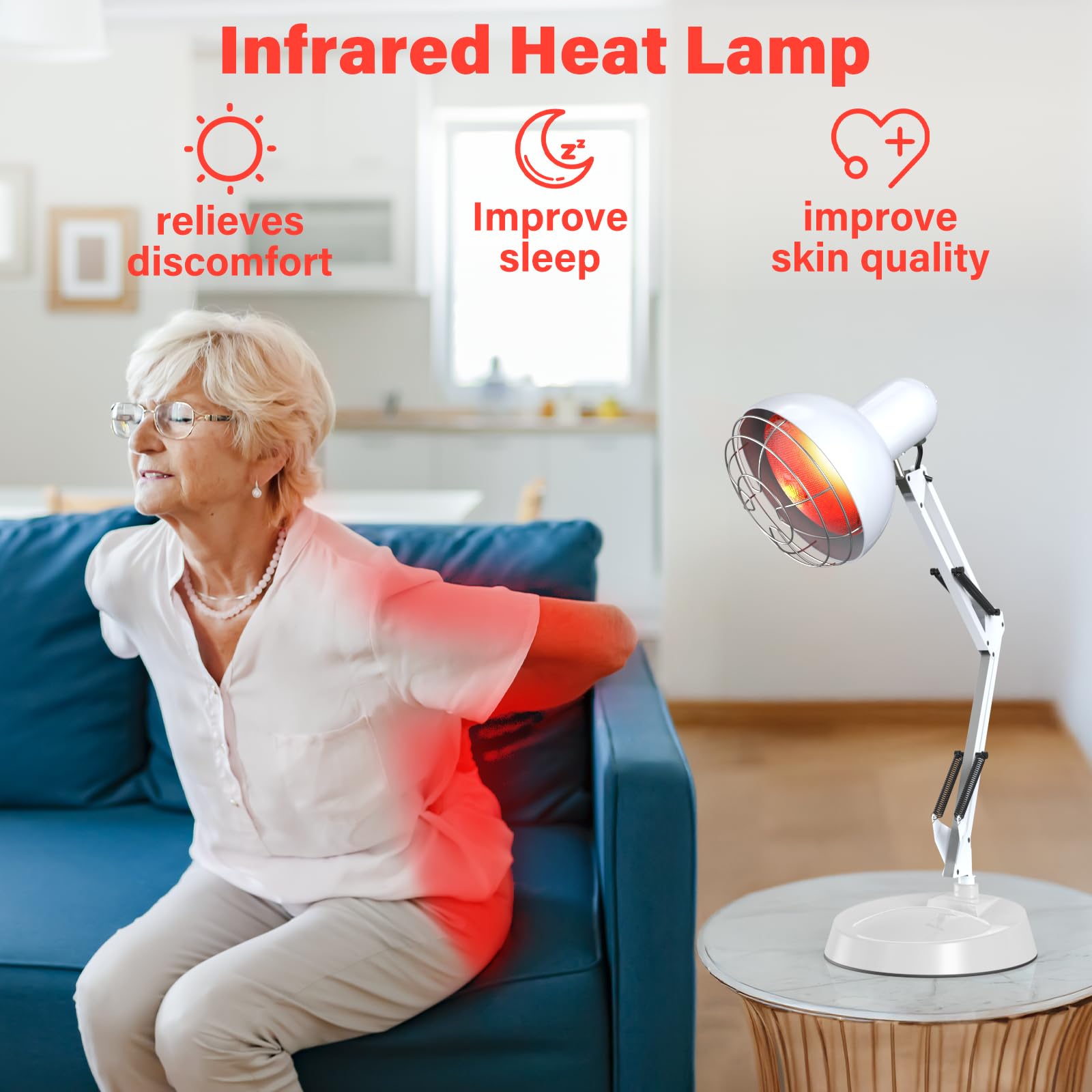 Hoakya therapy distance about 50–80 cm for comfortable sessions.