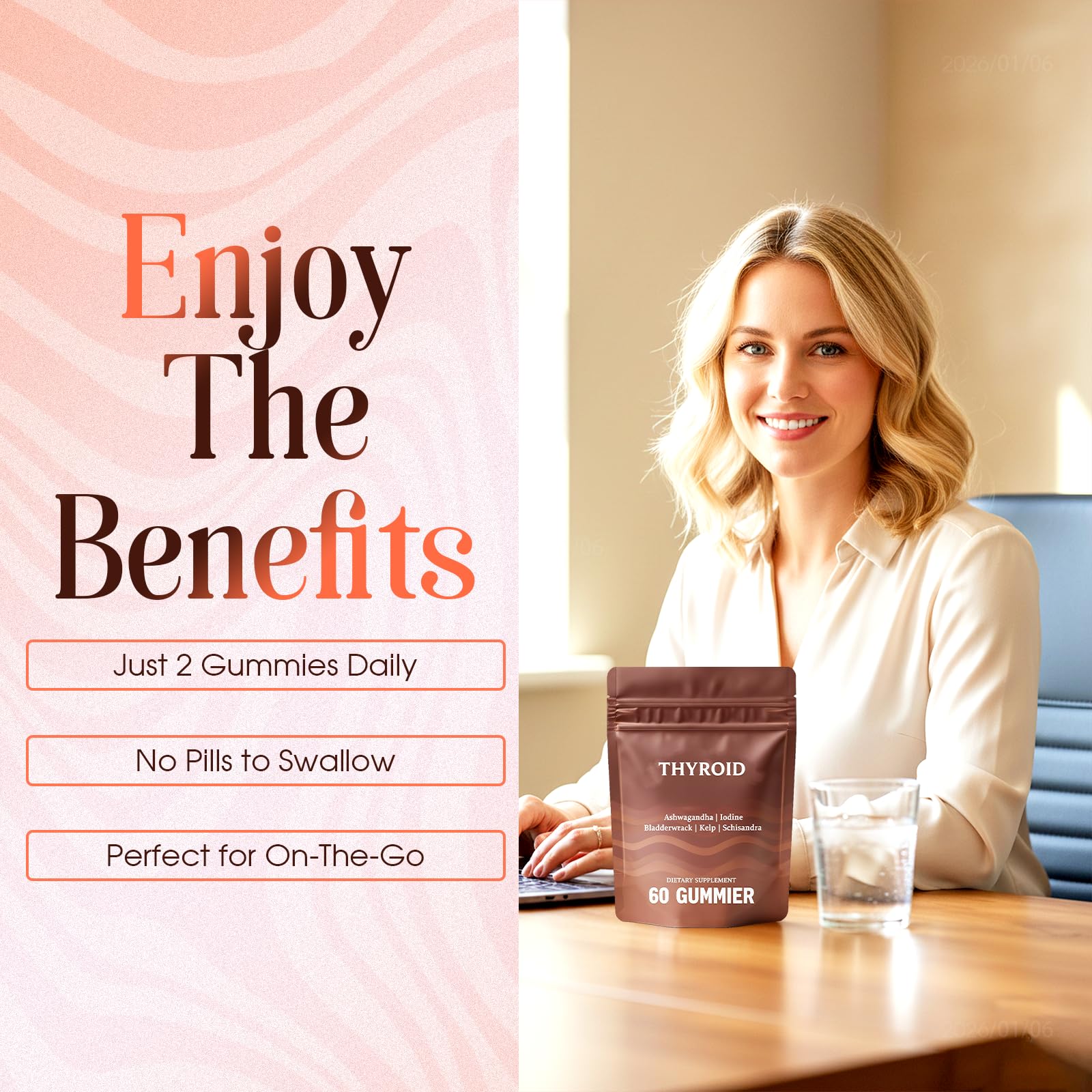 Ashwagandha-Schisandra blend shown in Hochornk Gummies for balanced wellness