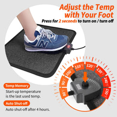 Hodeamy foot warmer mat for office setup keeps feet comfortable