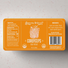 Hodgins Harvest 4 oz bottle with clear label for shelf appeal