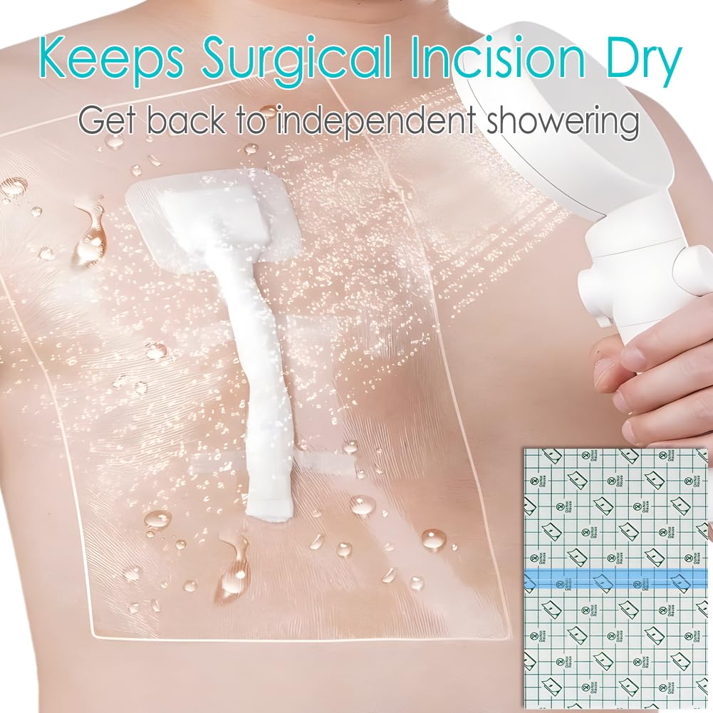 Hola Health catheter shield protects sensitive skin while bathing.