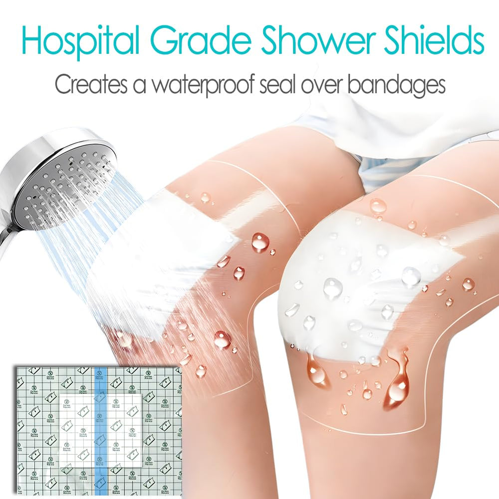 Hola Health catheter shower cover protects catheter area during showers.