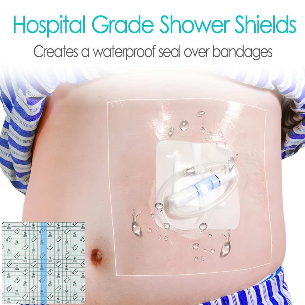  Hola Health latex-free shower bandage offers gentle adhesion for sensitive skin