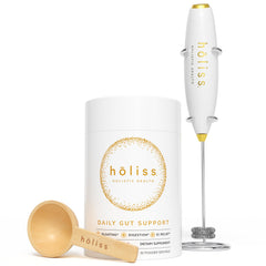 HOLISS Daily Gut Health Powder tub with mixed berry flavor for daily digestive balance