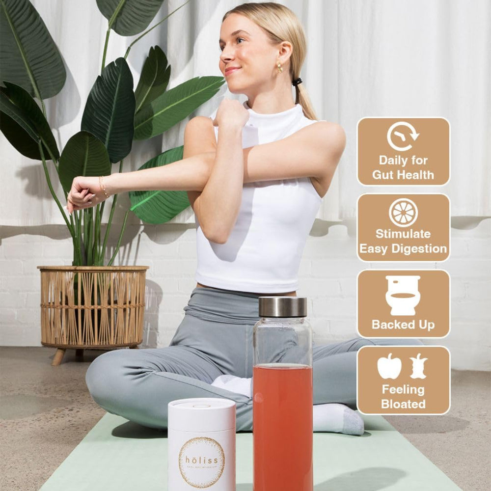 HOLISS Label detail image displays transparent ingredient list and clean labeling