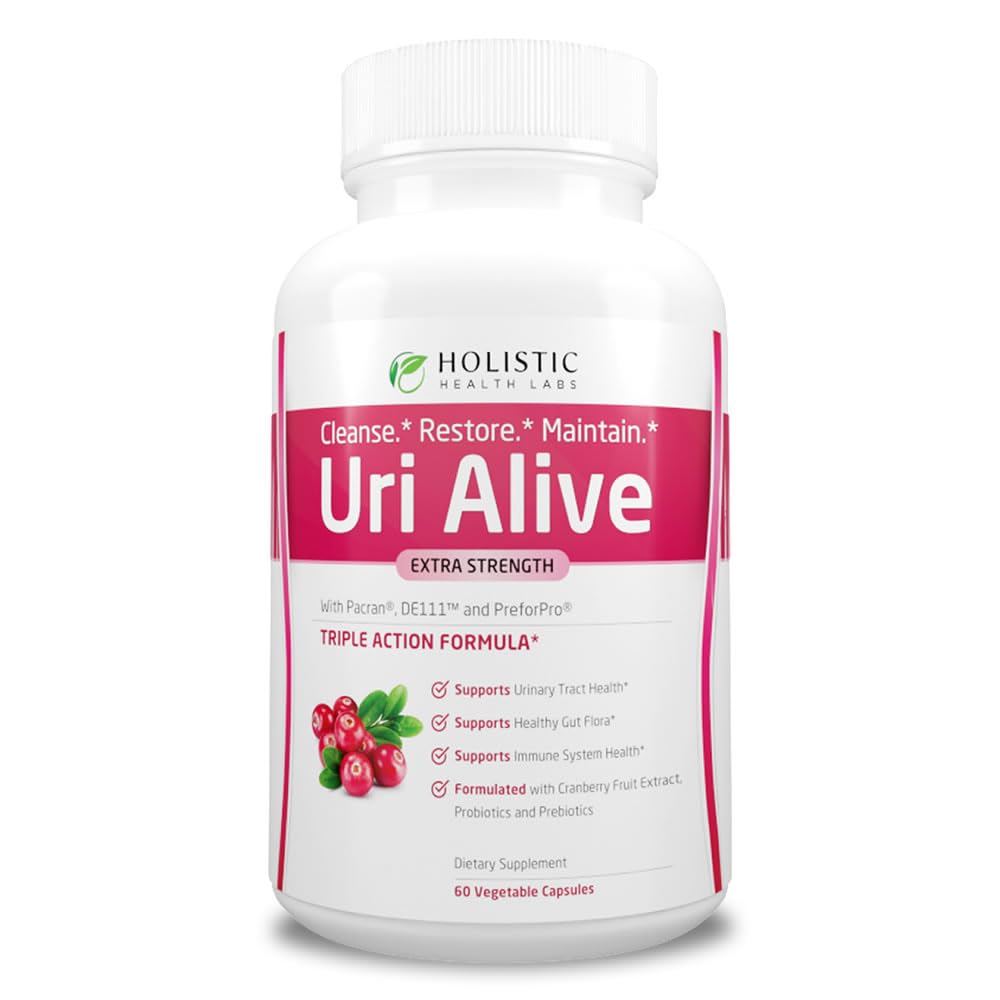 Holistic Health Labs Uri Alive bottle front for daily urinary support