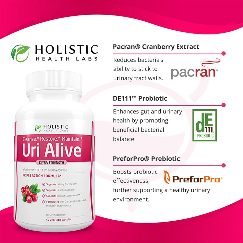 Uri Alive bottle on countertop with healthy lifestyle context