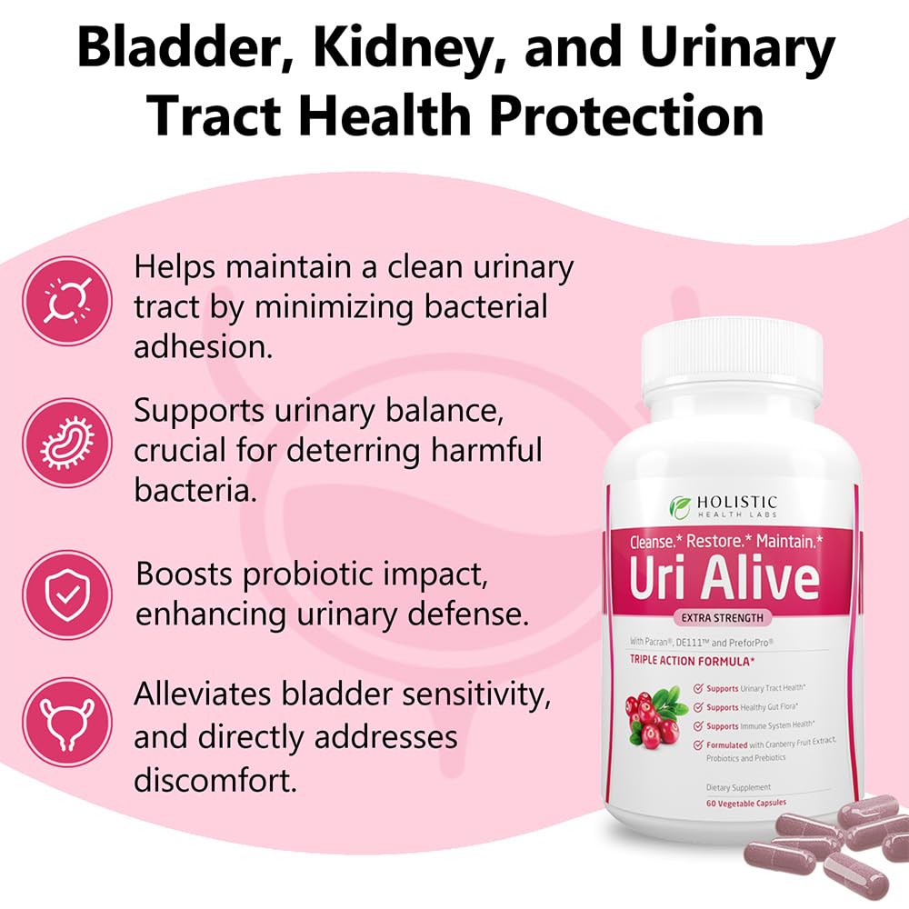 Uri Alive two-pack box set on shelf for convenient urinary and gut support