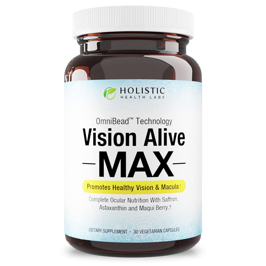 Vision Alive Max bottle pour for daily eye strain relief.