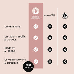 Holistic Lactation Lactation Flow Formula daily pack illustrating single-dose format
